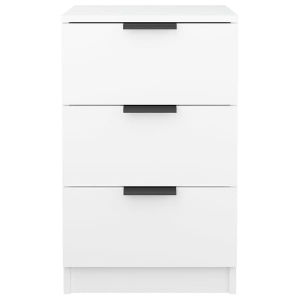 vidaXL Sängbord vit 40x36x65 cm