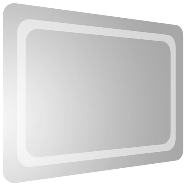 vidaXL Badrumsspegel LED 70x50 cm