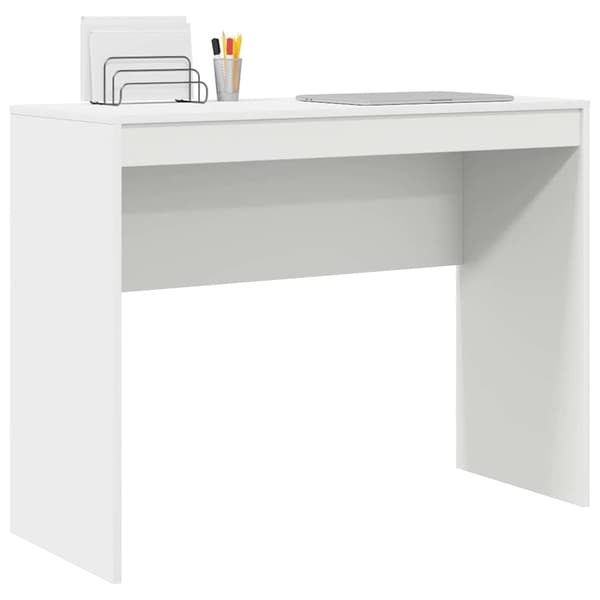 vidaXL Skrivebord Hvit 100 x 40 x 76 cm