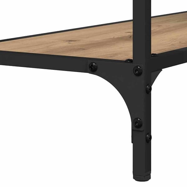 vidaXL Konsollbord artisan eik 101 x 30.5 x 75 cm Konstruert tre