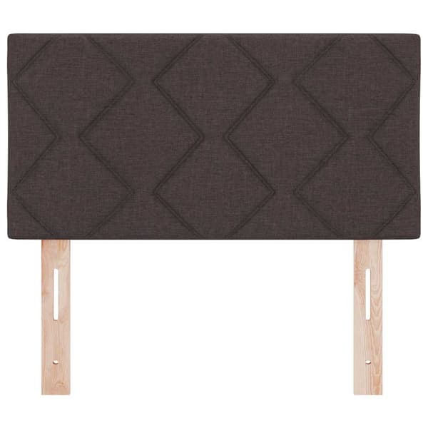 vidaXL LED huvuddyna Brun 80 cm tyg