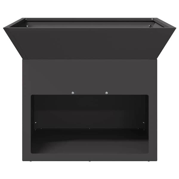 vidaXL Eldstad Svart 50 x 50 x 40 cm Stål