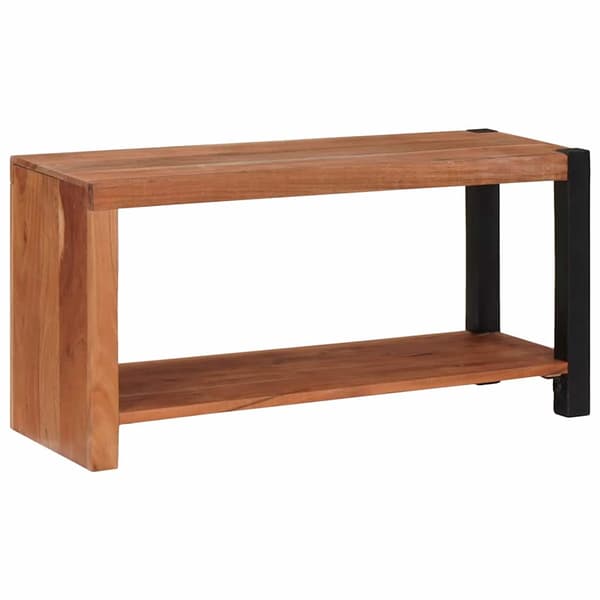 vidaXL Bokhylle Brun 80 x 30 x 40 cm Solid akasietre