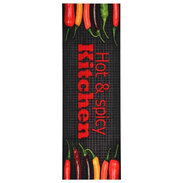vidaXL Kjøkkenteppe vaskbart Hot & Spicy 60x300 cm