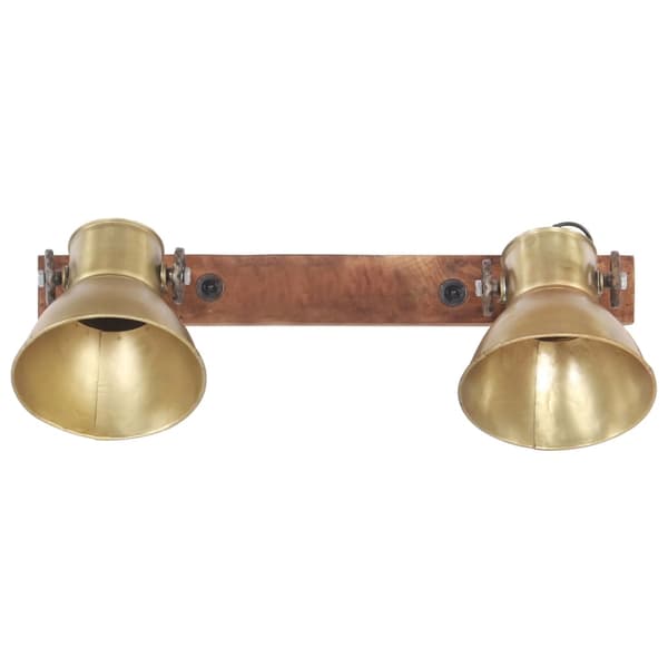 vidaXL Industriell vegglampe messing 45x25 cm E27