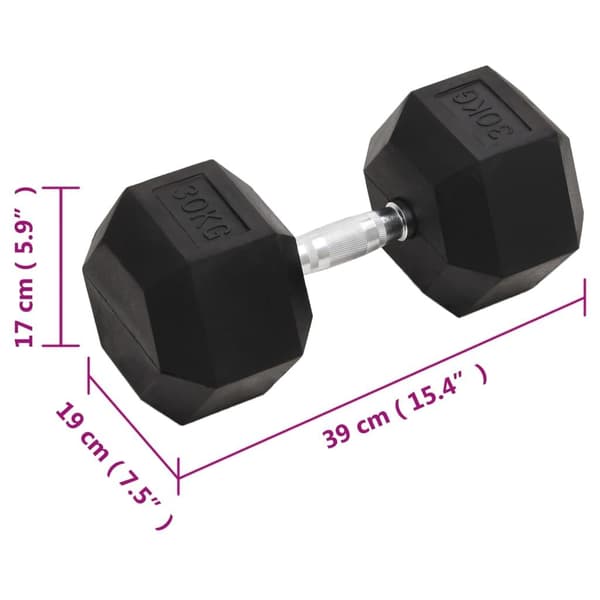 vidaXL Manual 30 kg støpejern