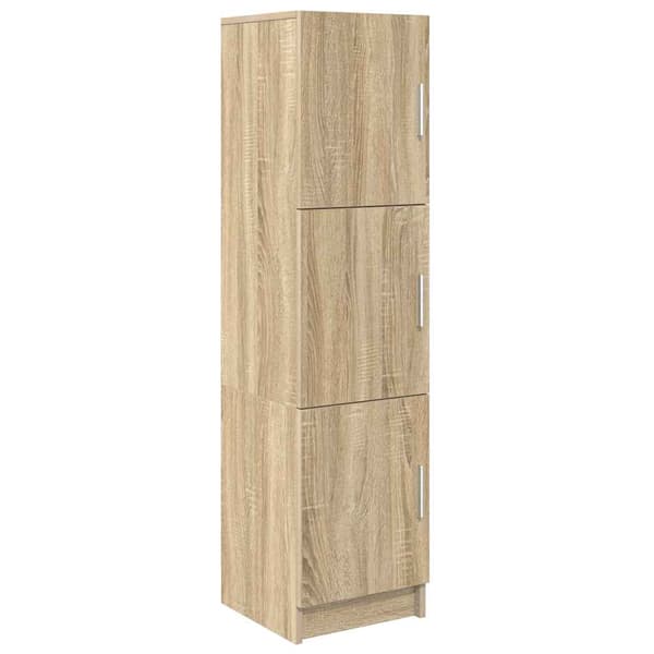 vidaXL Skrivbord 2 pcs Sonoma-ek