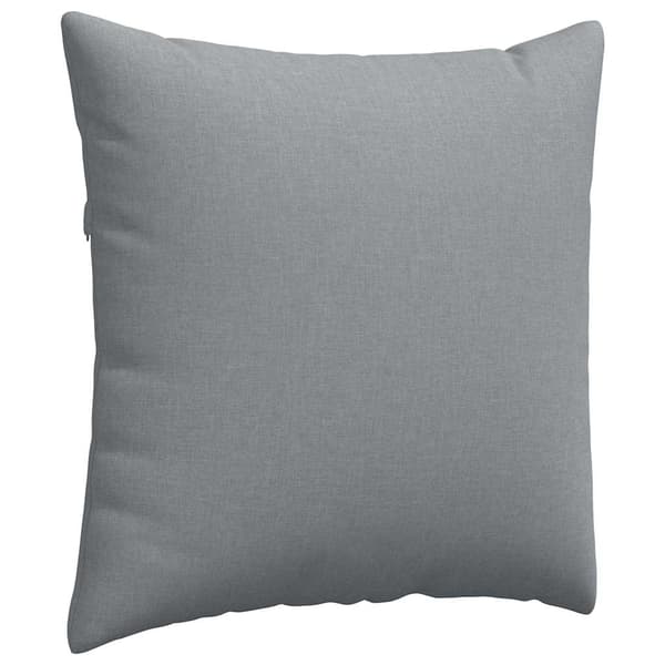vidaXL Soffkuddar 2 st Ljusgrå 60 x 60 cm tyg
