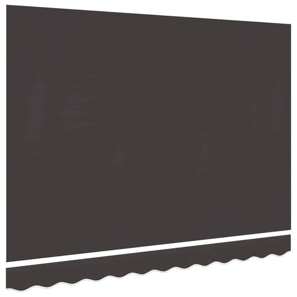vidaXL Erstatningsduk for markise grå 300x250 cm polyester