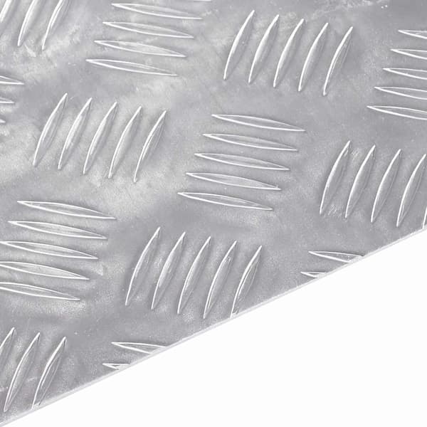 vidaXL Trinn Rektangulær 2 pcs sølv 50 x 25 cm Aluminium