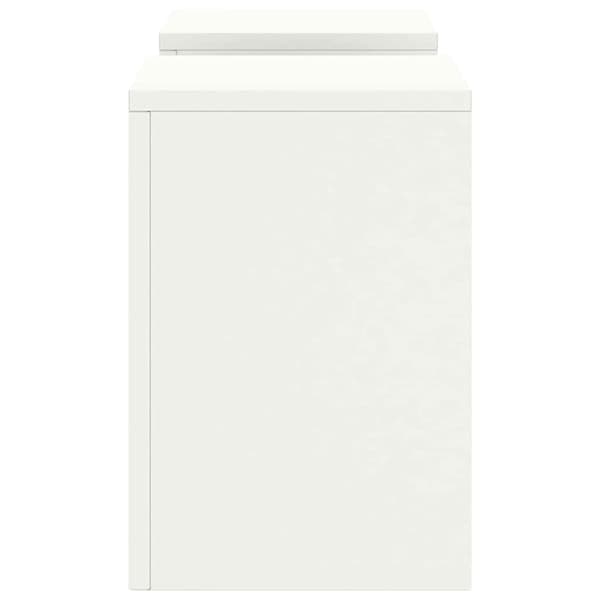 vidaXL Växtställ 2 pcs Vit 24 x 24 x 35 cm Stål