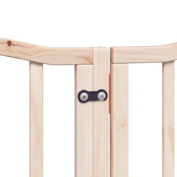 vidaXL Hundeport sammenleggbar 9 paneler 450 cm poppeltre