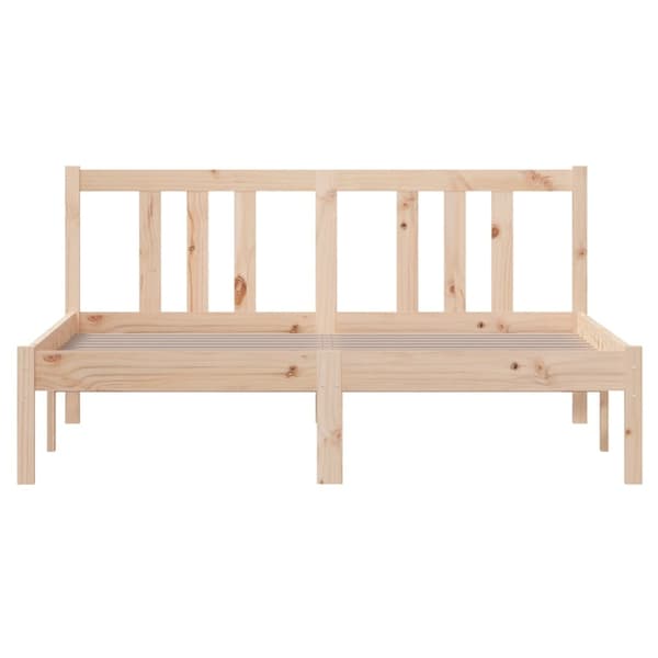 vidaXL Sengeramme heltre 135x190 cm Double