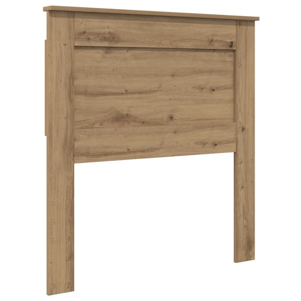 vidaXL Hodegavl med hodegjerde Artisan Eik 75 cm Konstruert tre