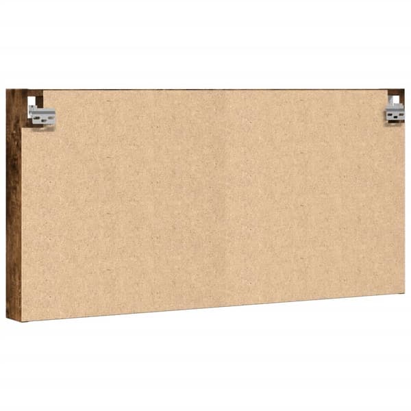 vidaXL Hyller røkt eik 100x8,5x50 cm konstruert tre