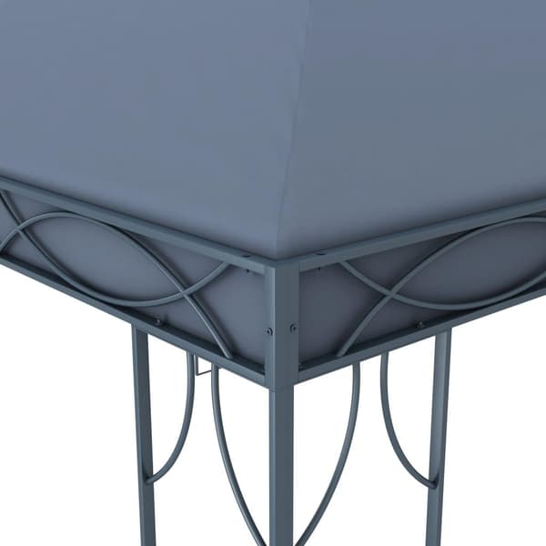 vidaXL Markis Vit 3 x 2,5 m Metall