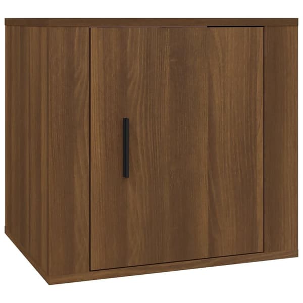 vidaXL Nattbord brun eik 50x39x47 cm
