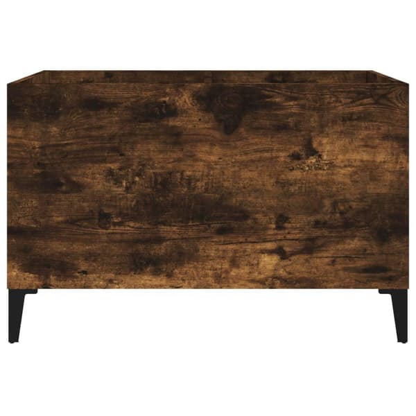 vidaXL Hifi-benk røkt eik 74,5x38x48 cm konstruert tre