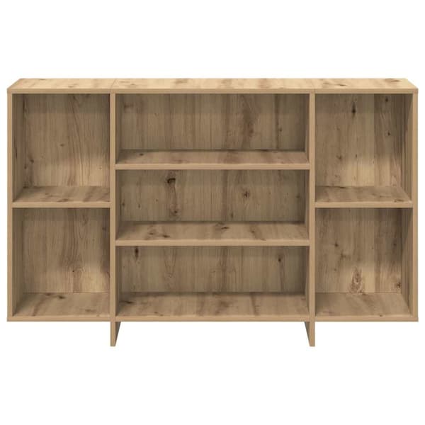 vidaXL Serviesskap Artisan Eik 120 x 30 x 75 cm Konstruert tre