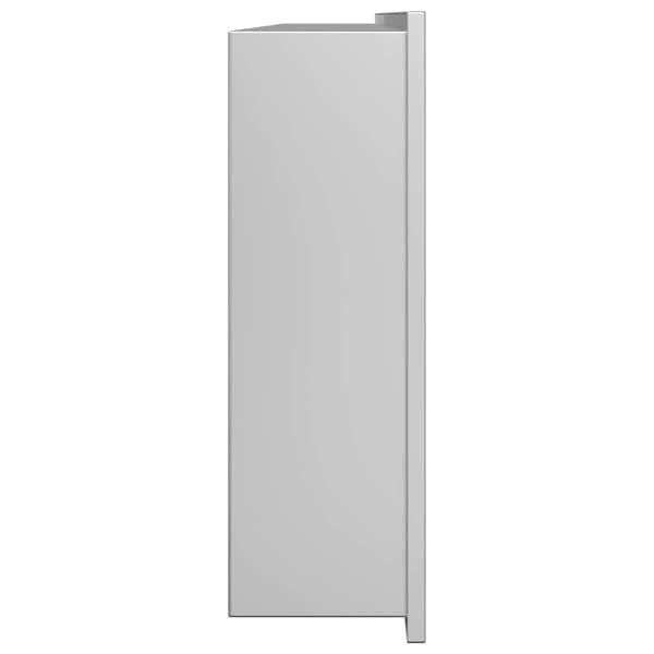 vidaXL Dusjniche sølv 90 x 30 x 9,5 cm Rustfritt Stål