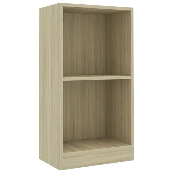 vidaXL Bokhylle sonoma eik 40x24x75 cm sponplate