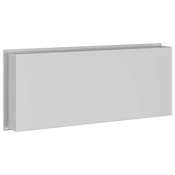 vidaXL Dusjniche sølv 75 x 30 x 9,5 cm Rustfritt Stål