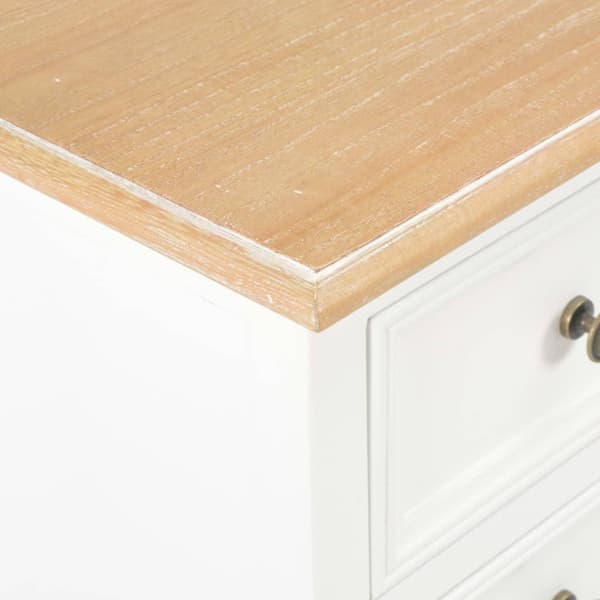 vidaXL Nattbord 2 stk 35x30x49 MDF hvit