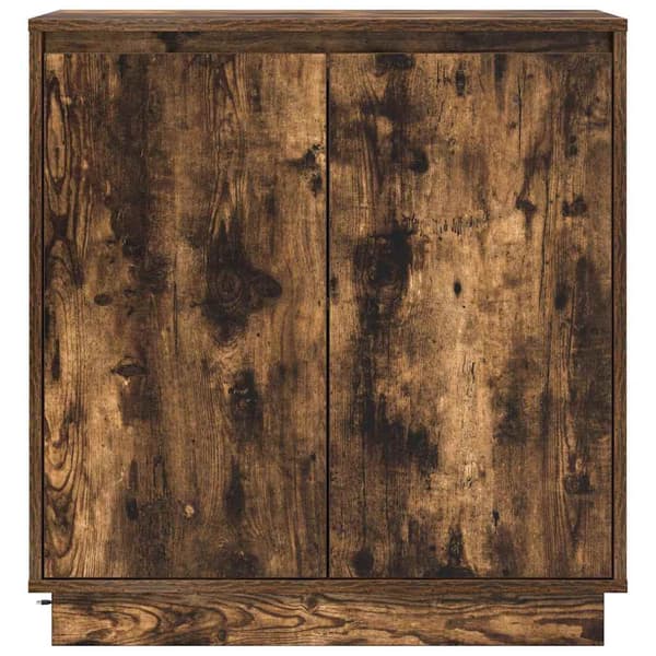 vidaXL LED sideboard for Røkt Eik 71 x 34,5 x 75 cm Konstruert tre