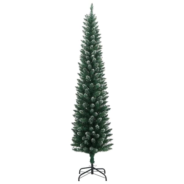 vidaXL Plastgran smal 300 LEDs 210 cm