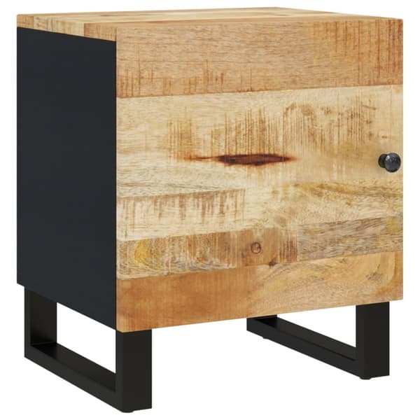 vidaXL Nattbord 40x33x46 cm heltre mango