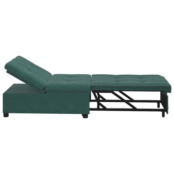 vidaXL Soffsäng Mörkgrön 194 x 67 x 82 cm Sammet