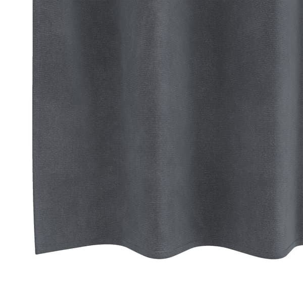 vidaXL Gardiner 2 stk. Lysegrå 140 x 260 cm Fløyel