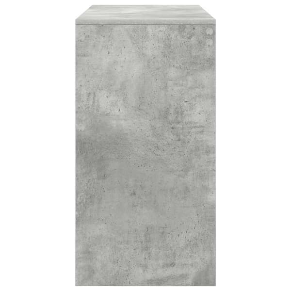 vidaXL Skrivebord Betonggrå 100 x 40 x 76 cm