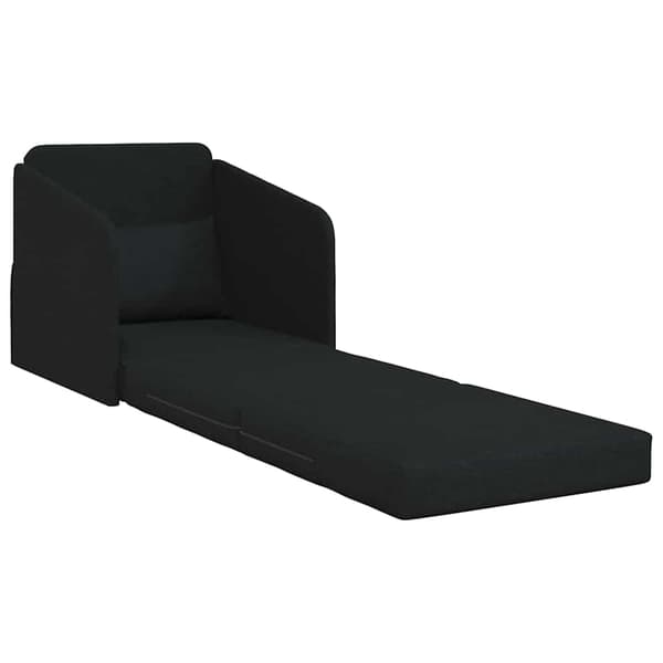 vidaXL Soffsäng 60cm Svart tyg