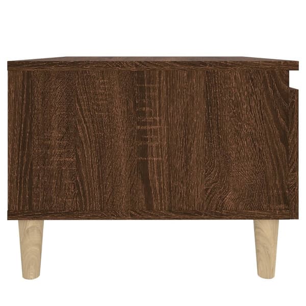 vidaXL Sidebord brun eik 50x46x35 cm konstruert tre