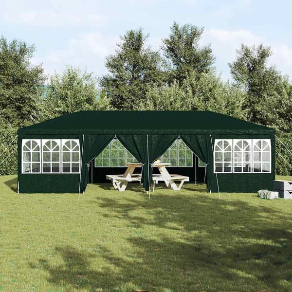 vidaXL Partytält Grön 800 x 400 x 266 cm polyeten