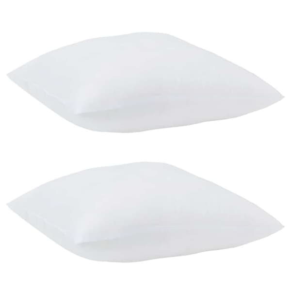 vidaXL Dyna med kuddar med kudde 3 pcs Vit Mikrofiber