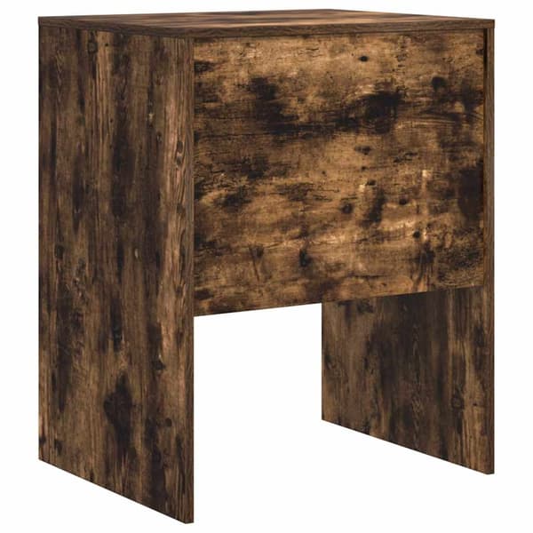 vidaXL Skrivebord Røkt eik 60 x 50 x 76 cm