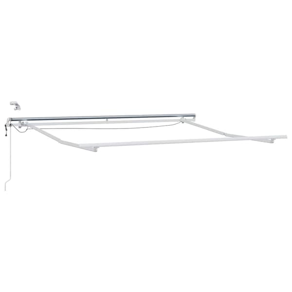 vidaXL Infällbar Markis Gul och orange 350 x 250 cm