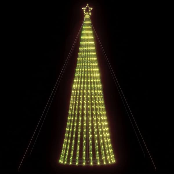vidaXL LED julgran 1028 LED varmvit 403 cm