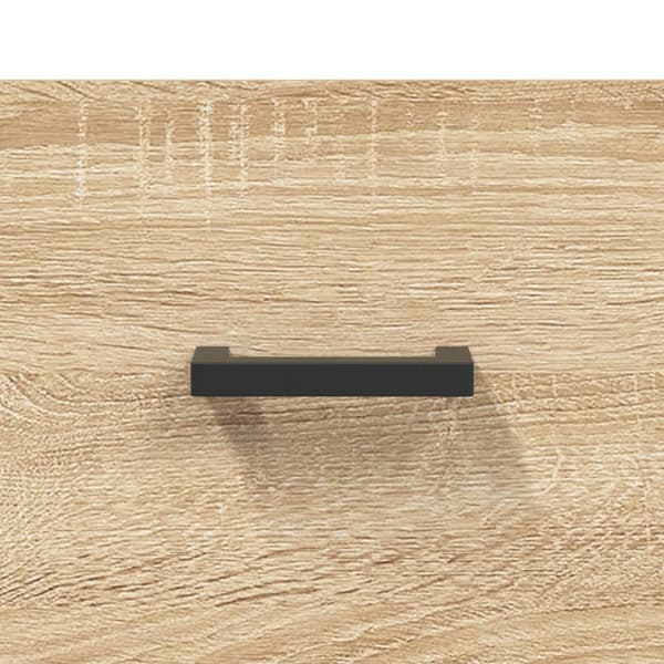 vidaXL Highboard sonoma eik 69,5x34x180 cm konstruert tre
