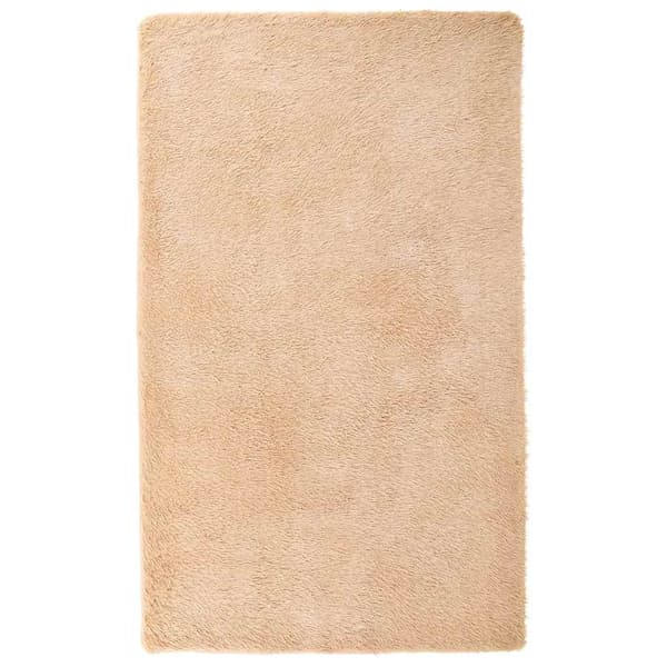 vidaXL Ryamatta med lång lugg NAVARRA beige 60x100 cm polyester