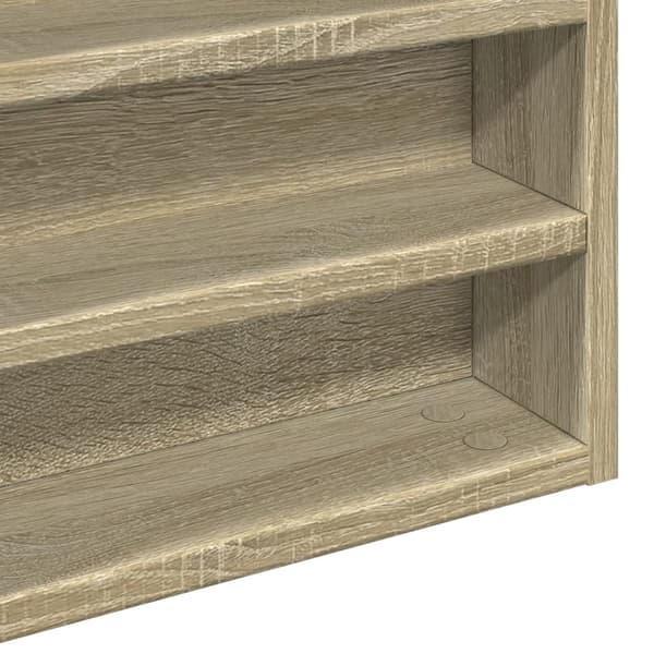 vidaXL Hyller sonoma eik 60x8,5x58 cm konstruert tre
