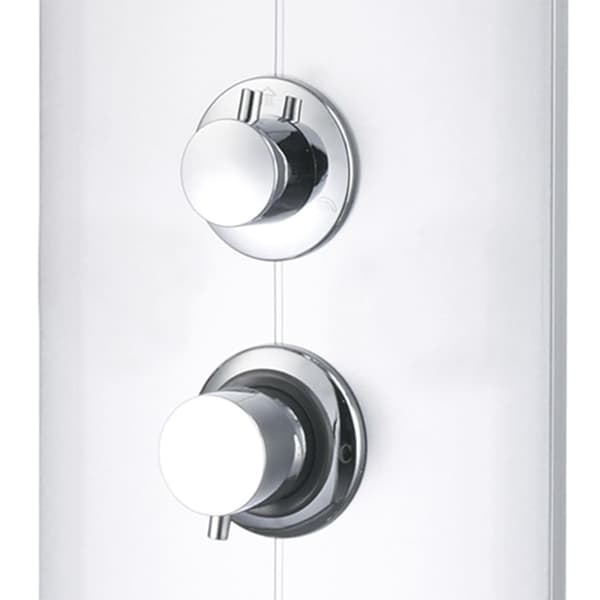 vidaXL Duschpanel 25x43x110 cm silver