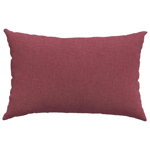 vidaXL Soffkuddar 2 st Vinröd 60 x 40 cm tyg