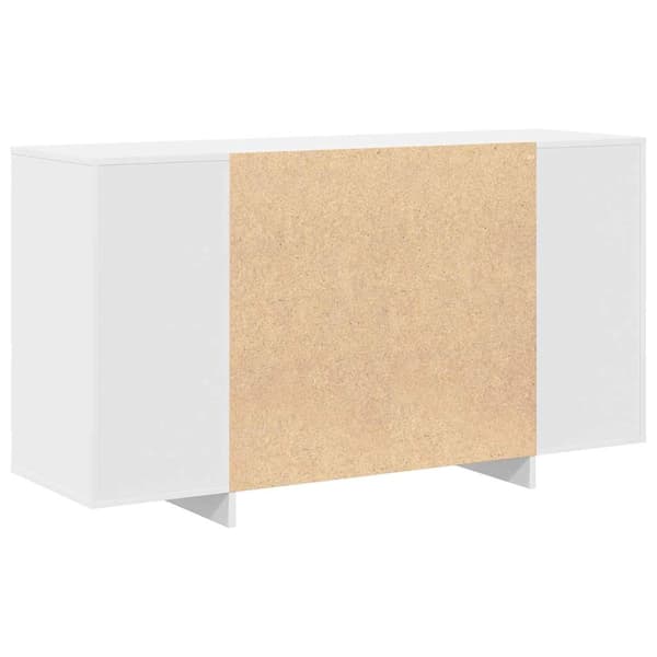 vidaXL Serviesskap Hvit 135 x 41 x 75 cm Konstruert tre