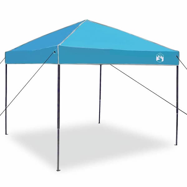 vidaXL Canopy telt Blå 243 x 243 x 251 cm stoff