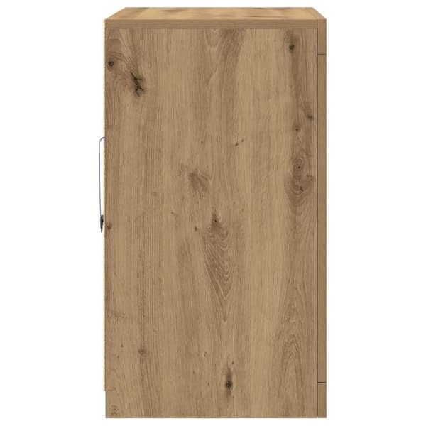 vidaXL LED sideboard 2 pcs Artisan Eik 41 x 37 x 67 cm Konstruert tre