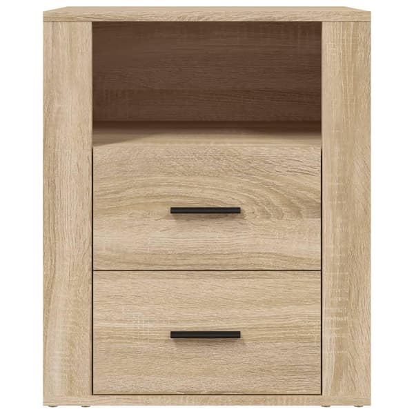 vidaXL Nattbord sonoma eik 50x36x60 cm konstruert tre