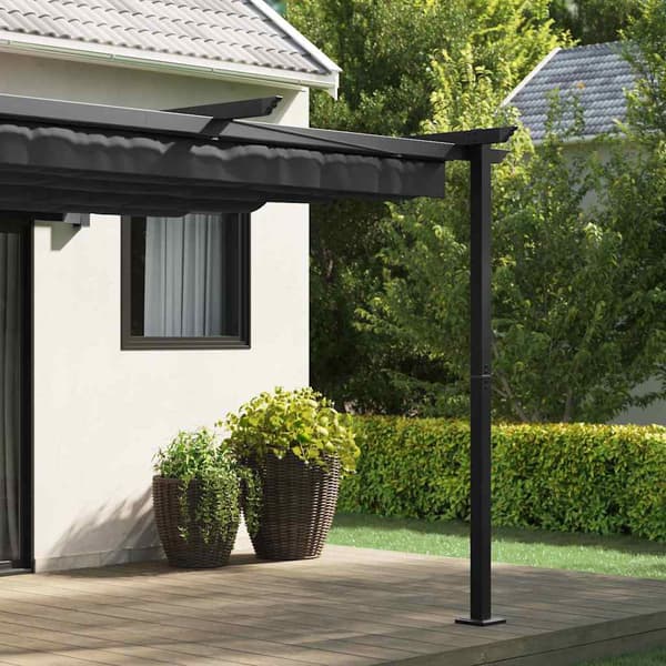 vidaXL Paviljong Antrasitt 300 x 300 x 200 cm Polyester